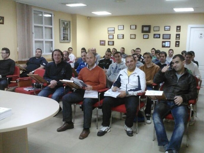 Un grupo de monitores incluidos en el programa de formación. 