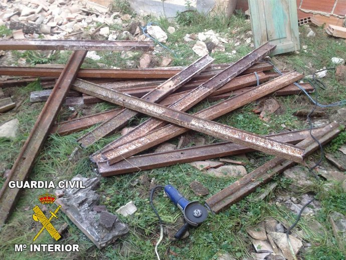 Vigas sustraídas en Vilamarxant