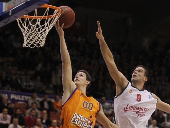 Valencia Basket y Lokomotiv Kuban en la Eurocup