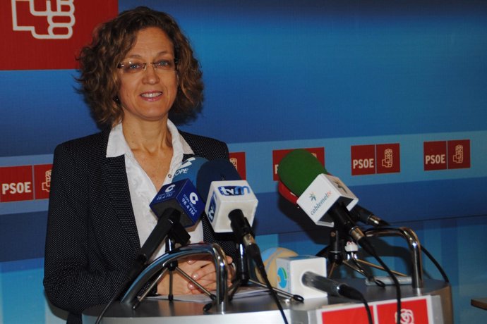 La vicesecretaria general del PSOE melillense, Gloria Rojas