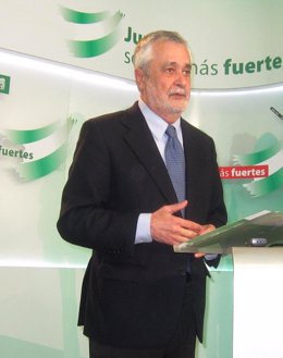 José Antonio Griñán, este lunes