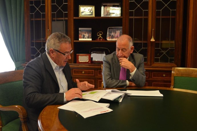 El alcalde de Gérgal y el presidente de la Diputación