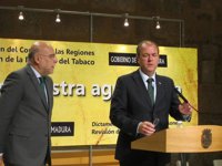 Monago invita a disfrutar del "espectáculo para los sentidos" que ofrece Extremadura tras las lluvias