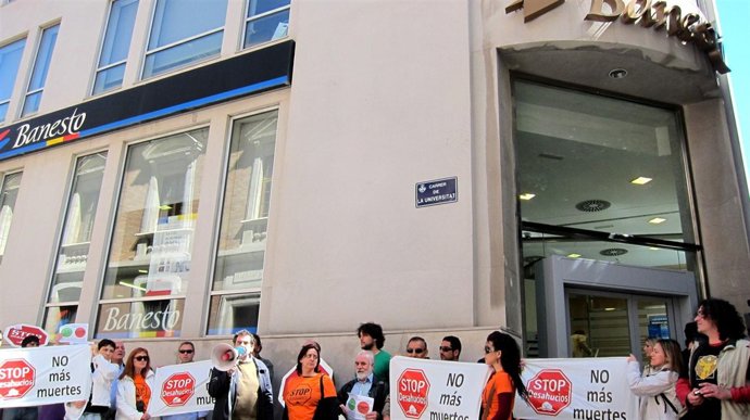 Protesta de la PAH Valencia
