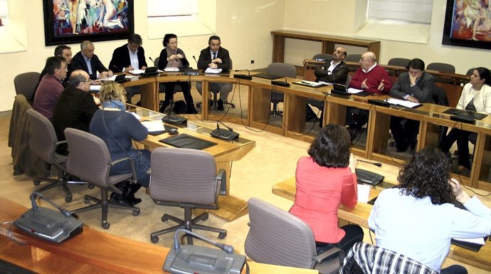 Reunión de los sindicatos agrarios con los grupos parlamentarios gallegos.