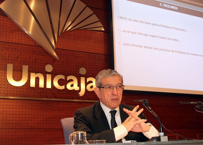El presidente de Unicaja Banco, Braulio Medel