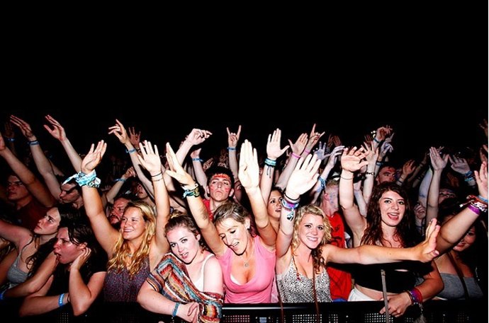 Asistentes al Festival Internacional de Benicàssim (FIB)