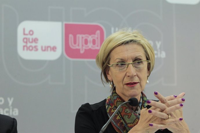 Rosa Díez, portavoz de UPyD 