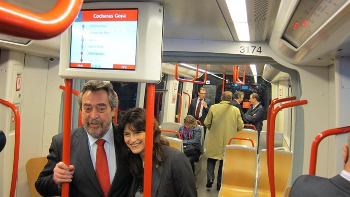 Belloch y Dueso, en la apertura completa de la línea 1 del tranvía de Zaragoza