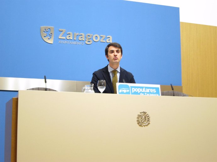 El concejal del PP en el Ayuntamiento de Zaragoza, Pedro Navarro