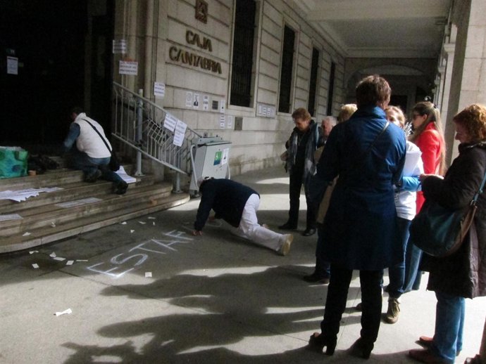 Concentración de los afectados por preferentes en la Porticada