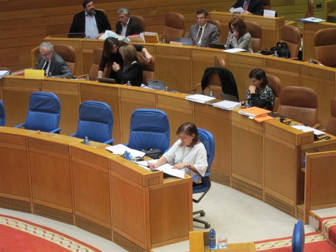 Beatriz Mato en el Parlamento de Galicia