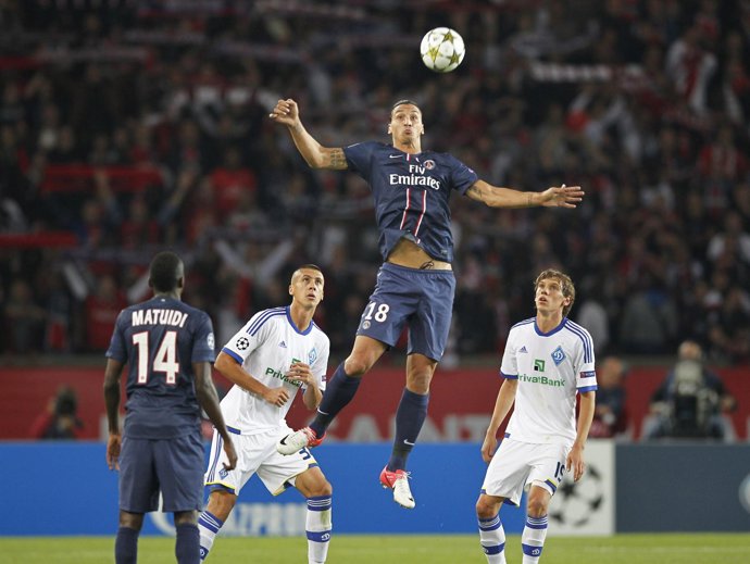 PSG Dinamo de Kiev Ibrahimovic 