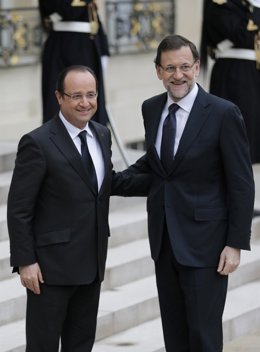 Hollande recibe a Rajoy en París
