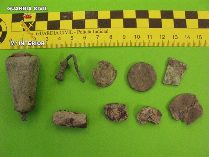 Vestigios recuperados.