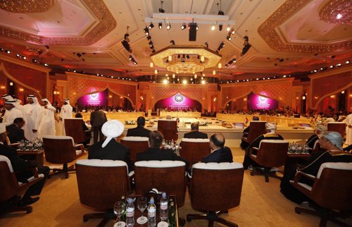 Reunión de la Liga Árabe en Doha, Qatar