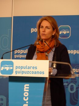 Arantza Quiroga, portavoz del PP en el Parlamento vasco