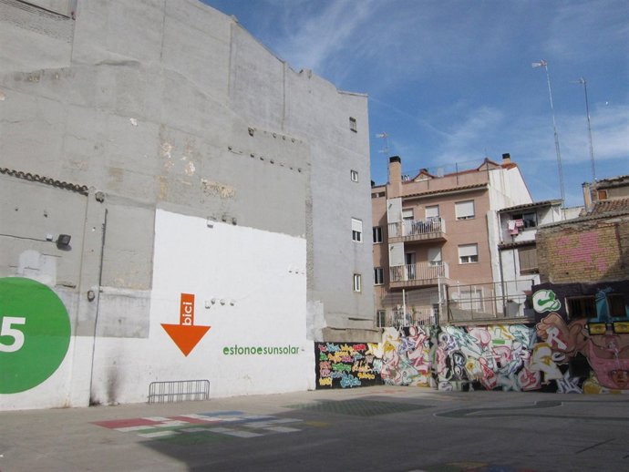 Uno De Los Solares Del Programa 'Estonoesunsolar' De Zaragoza