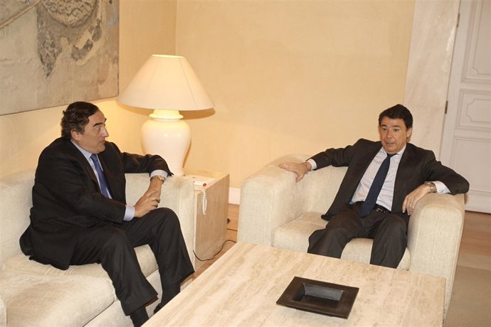 Juan Rosell e Ignacio González