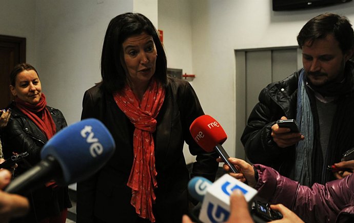 La concejala Marga Martín en el juzgado