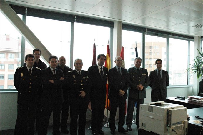 Visita de Ramiro Ruiz Medrano a la sede de Inteco