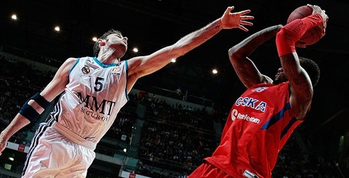 Rudy Fernández (Real Madrid) contra el CSKA Moscú