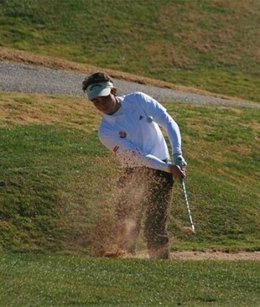 El golfista júnior Jorge Simón