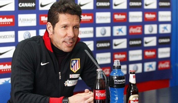 Diego Pablo Simeone en rueda de prensa