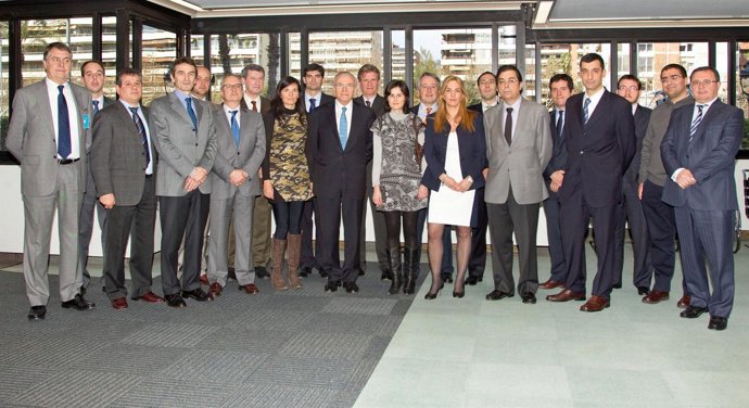 El presidente de CaixaBank, Isidre Fainé y el Comité Consultivo de CaixaBank