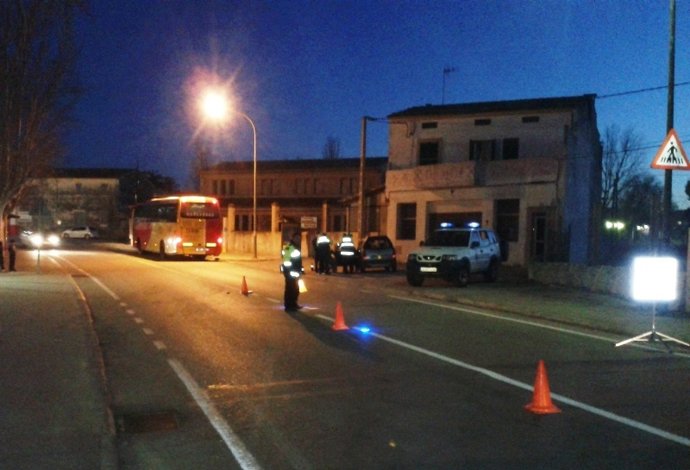 Control policial en Porreres