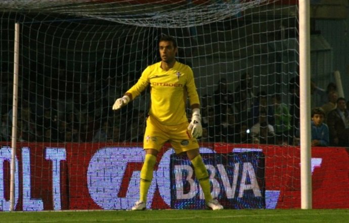 Sergio Álvarez, portero del Celta