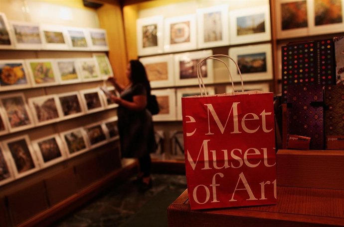 Turista en el Metropolitan Museum (Nueva York)