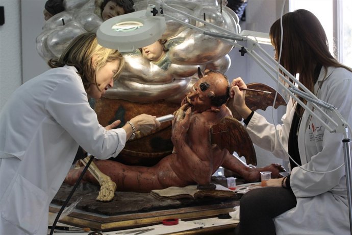 CulturArts restaura una de las piezas "clave" para la Semana Santa.