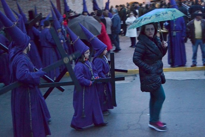 Procesión suspendida por lluvia