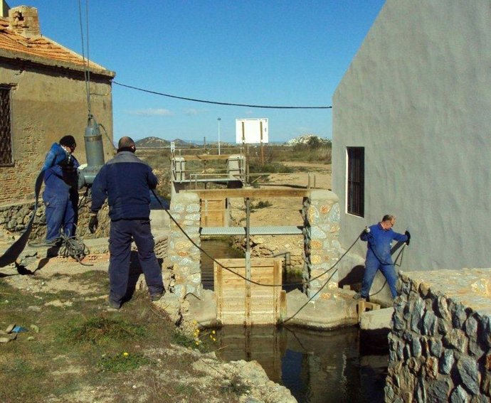 Actuación en las salinas de Marchamalo