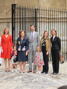 La Familia Real En La Catedral De Mallorca