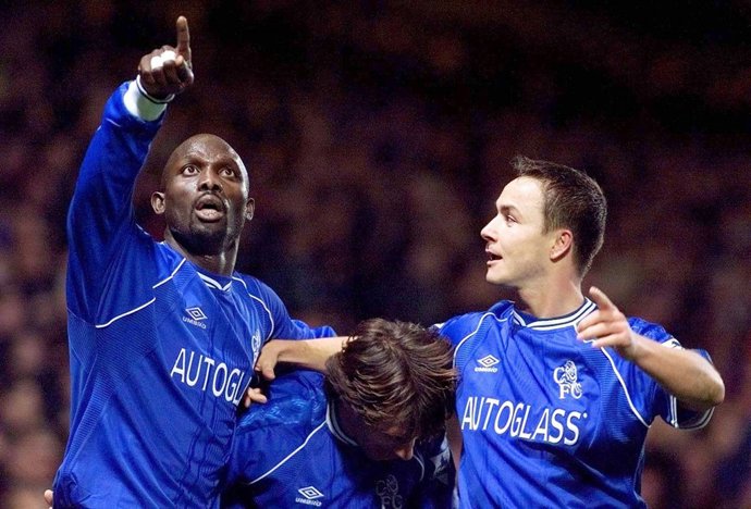 George Weah en su paso por el Chelsea