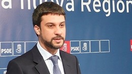 El Viceportavoz del Grupo Parlamentario Socialista, Joaquín López Pagán