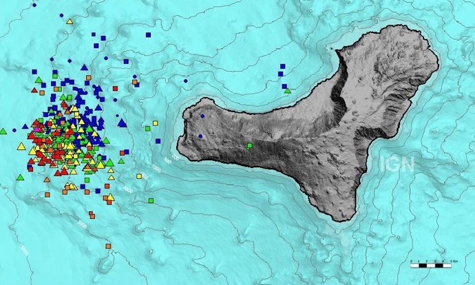 Sismos registrados en los últimos tres días