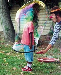 Espectáculo de burbujas