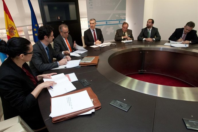 Francisco Conde manten unha reunion coa Asociacion Galega de Empresa Familiar po