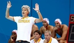 Rafa Aguilar, seleccionador nacional de waterpolo