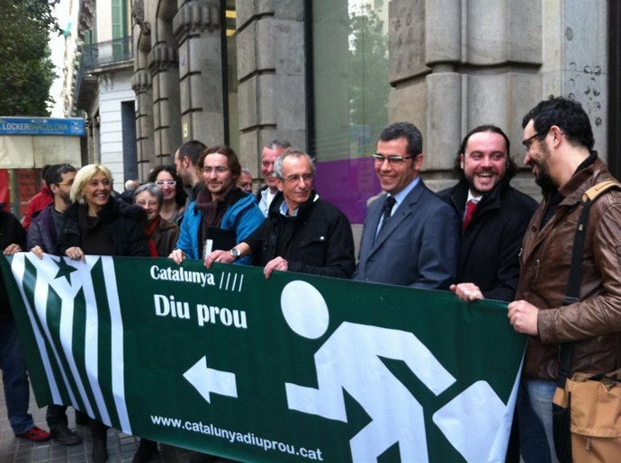 Los alcaldes de Gallifa y de Alella, Jordi Fornas y Andreu Francisco