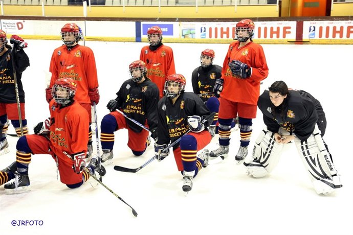 Selección española femenina de hockey hielo