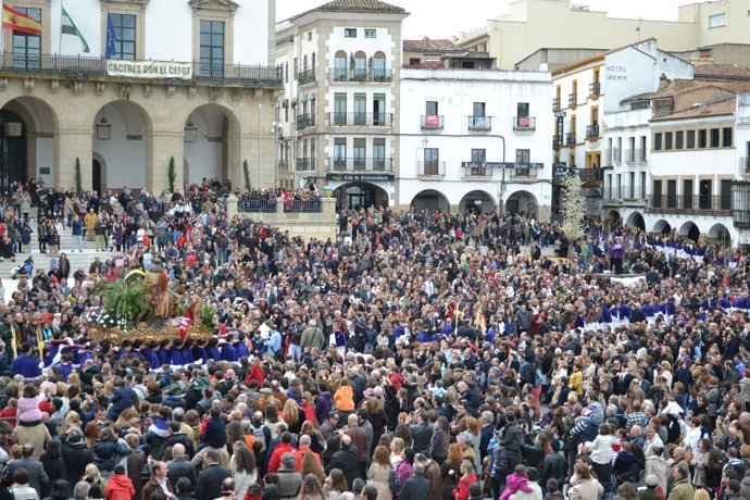 Una De Las Procesiones Que Han Podido Celebrarse En Cáceres Esta Semana Santa