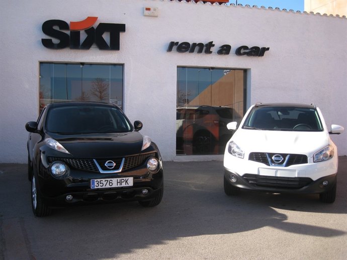 Nissan Juke y Qashqai de Sixt