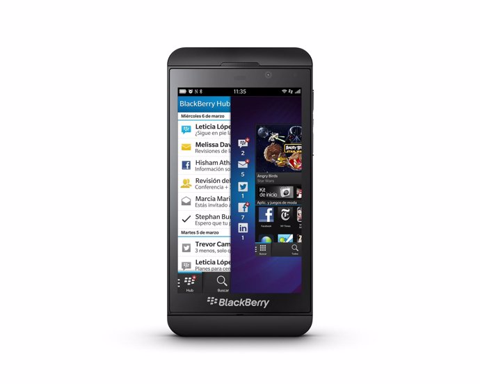 El smartphone BlackBerry Z10 llega a España www.Portaltic.Es