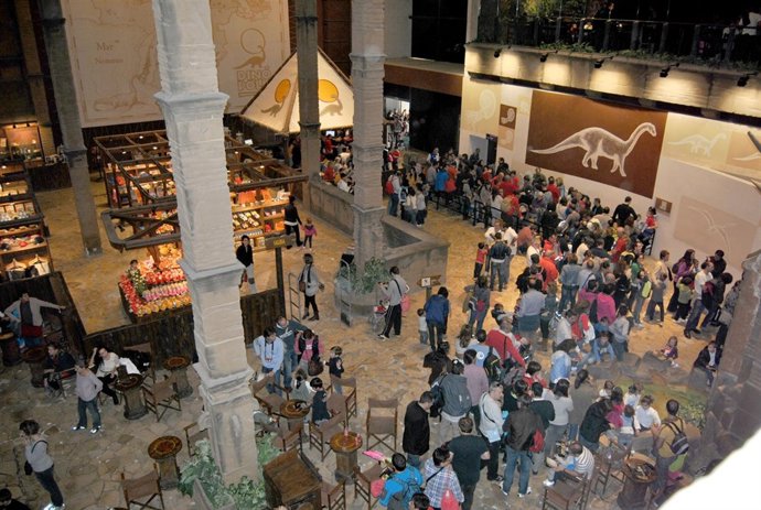 Visitantes a Dinópolis