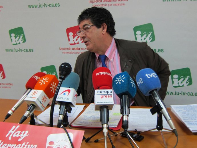 Diego Valderas, hoy en rueda de prensa