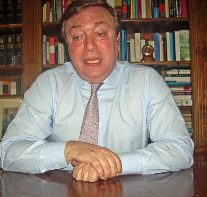 El alcalde de Getafe, Juan Soler, en la entrevista con Europa Press